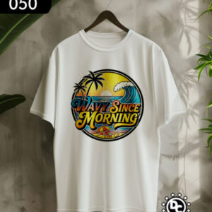 Wavy Since Morning T-Shirt (White)