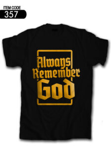 always-remember-god-t-shirt-black