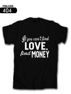 find-money-t-shirt-black