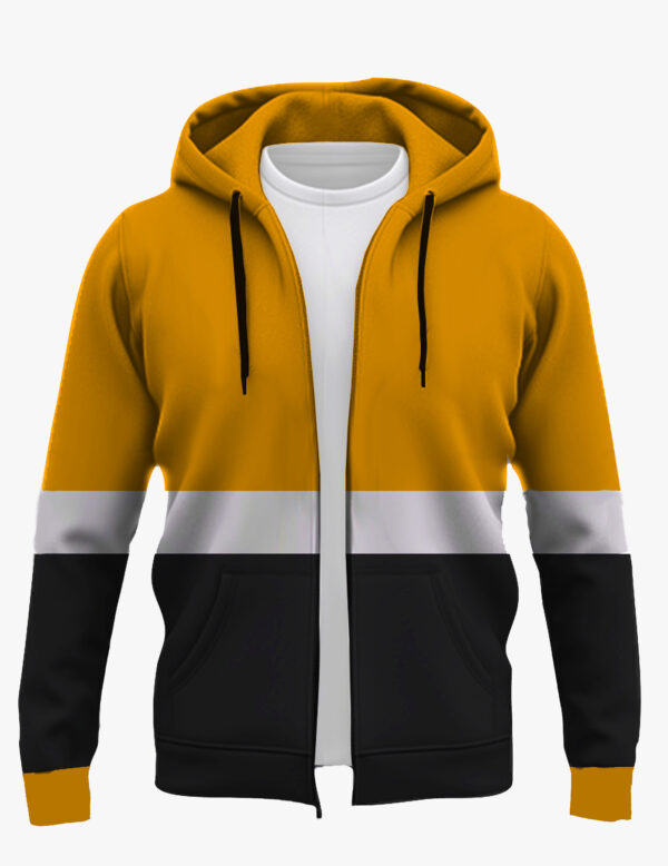 Summer Divide Zipped Hoodie