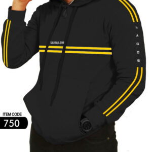 Lagos Stripes Minimal Hoodie