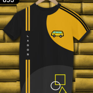 Lagos Stripes T-Shirt (Yellow)