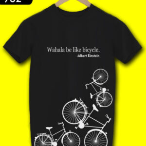 Wahala be Like Bicycle Tshirt (BLACK)