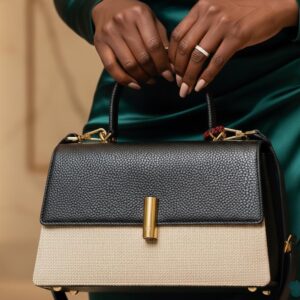 Cadenza Brown Leather Single Handle Bag