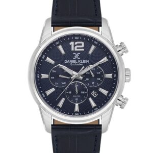 Daniel Klein Blue Chronograph Stainless Steel Watch (DK.1.14063-2)