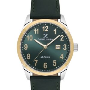 Daniel Klein Green Dial Silver Watch (DK.1.14084-4)