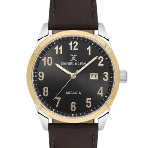 Daniel Klein Brown Dial Gold Watch (DK.1.14084-5)