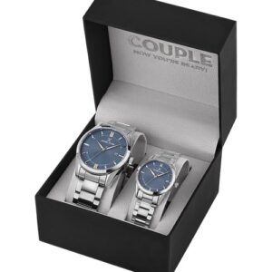 Daniel Klein Couple Watch Set (Blue) (DK.1.14091-3)