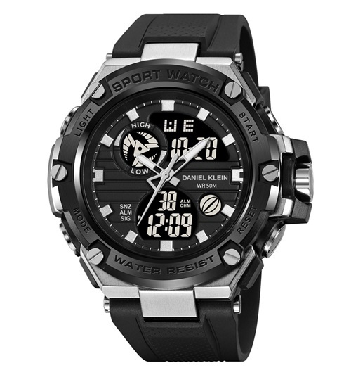 Daniel Klein Black Chronograph Sports Watch (DK.2119-2)