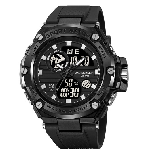 Daniel Klein Black Multi-Function Sports Watch (DK.2119-3)