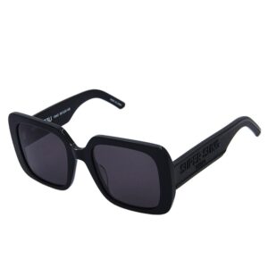 Rowyn Black Oversized Sunglasses