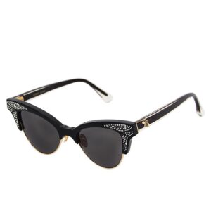 Mckenna Black Studded Club Master Sunglasses