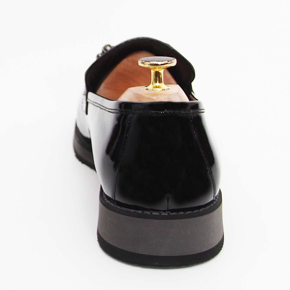 Amancio Black Patent Leather Xtra Light Casual Loafers - Image 2