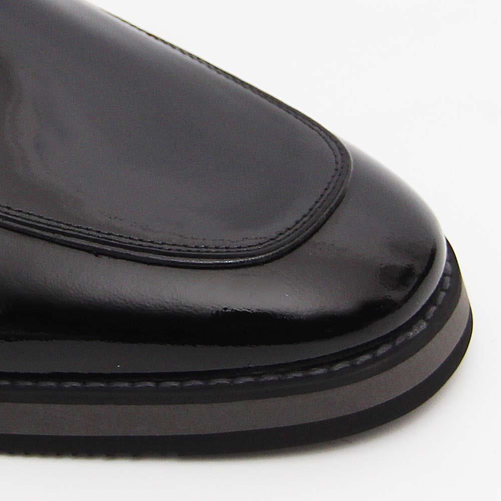 Amancio Black Patent Leather Xtra Light Casual Loafers - Image 3