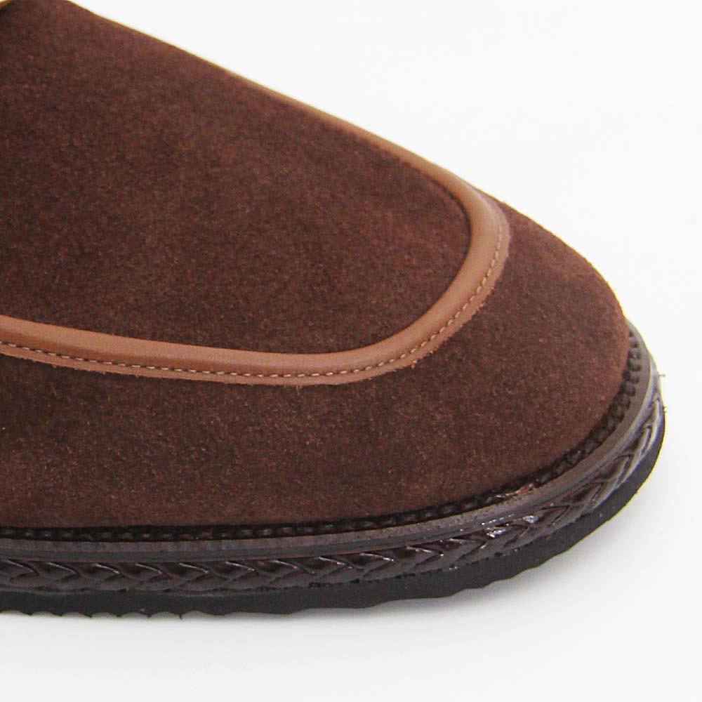 Panifilo Coffee Suede Leather Xtra Light Weight Casual Loafers - Image 2